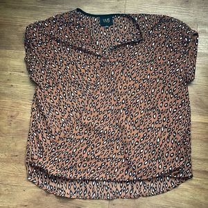 Leopard print blouse